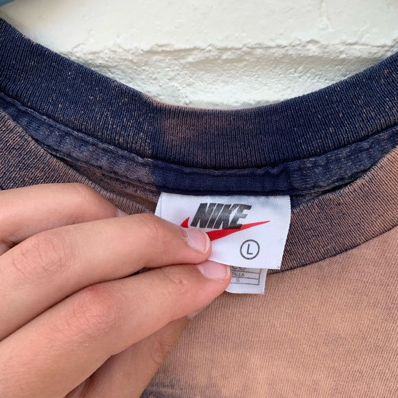 Restyled Distressed Nike Michigan Crop Tank - Picture 8 of 10